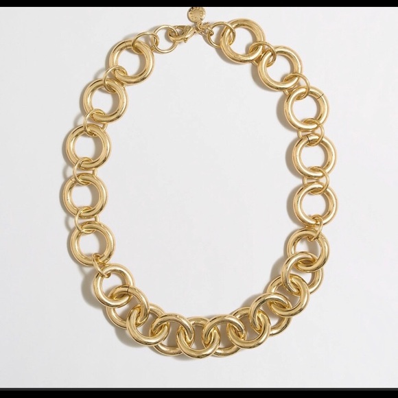 J.crew Gold-Plated chain Link Necklace